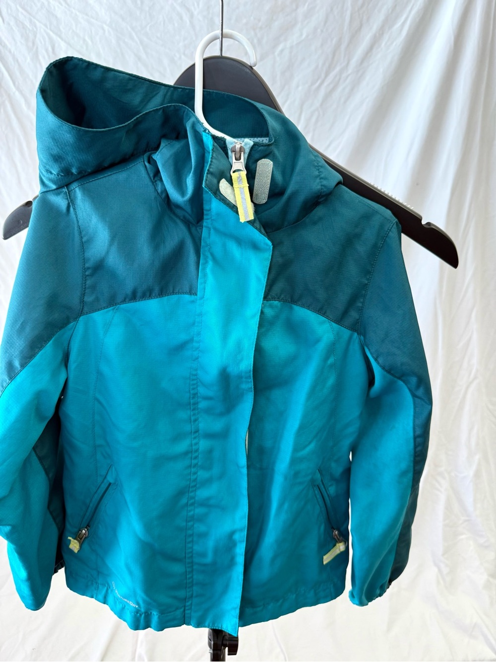Champion Two-Tone Teal Windbreaker Jacket